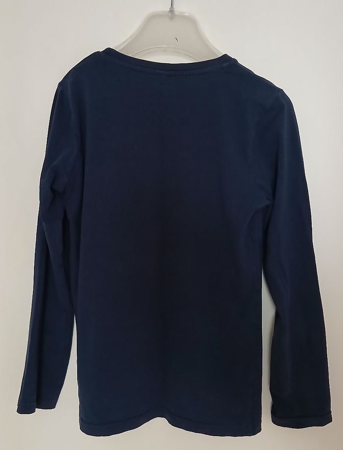 T-shirt bleu marine taille 14 ans - photo numéro 4