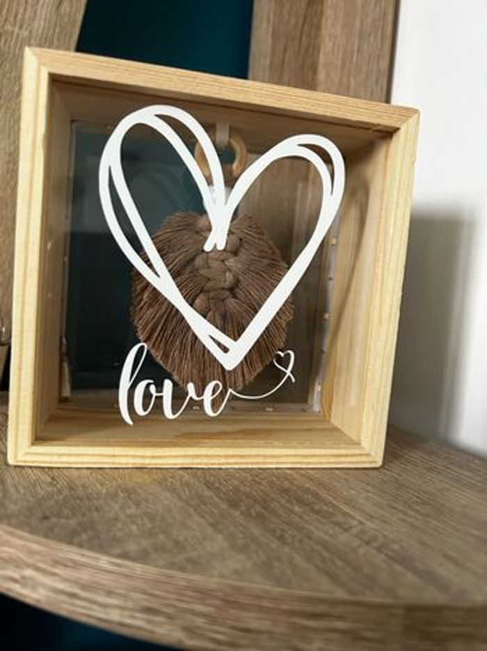 Décoration lumineuse avec macramé - photo numéro 2