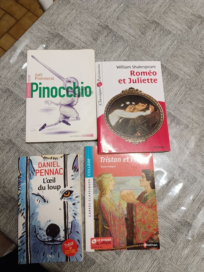 Livres collégiens tbe