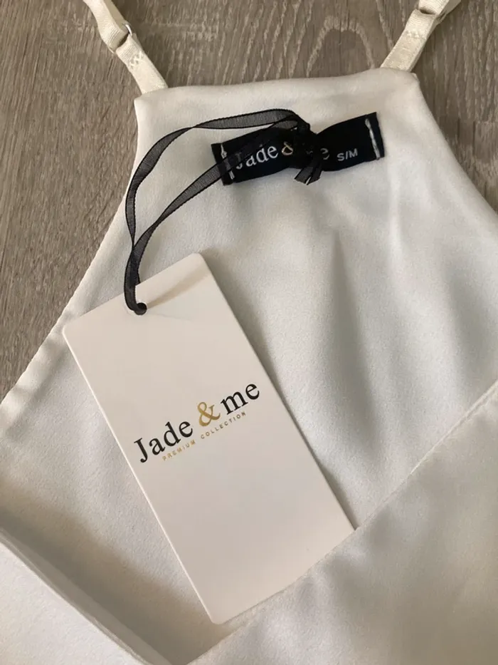 Débardeur top blanc irisé - photo numéro 2