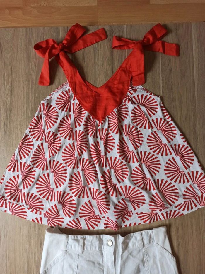 Haut Zara taille s et pantalon de grossesse taille 36 colline Verbaudet - photo numéro 3