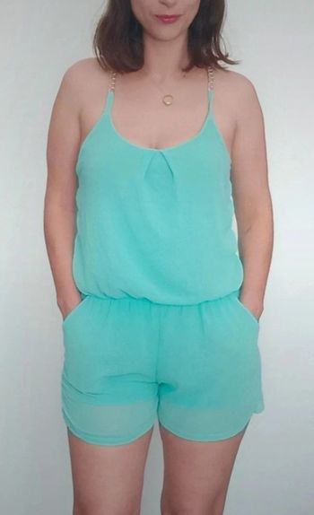 Combishort menthe casualchic taille unique