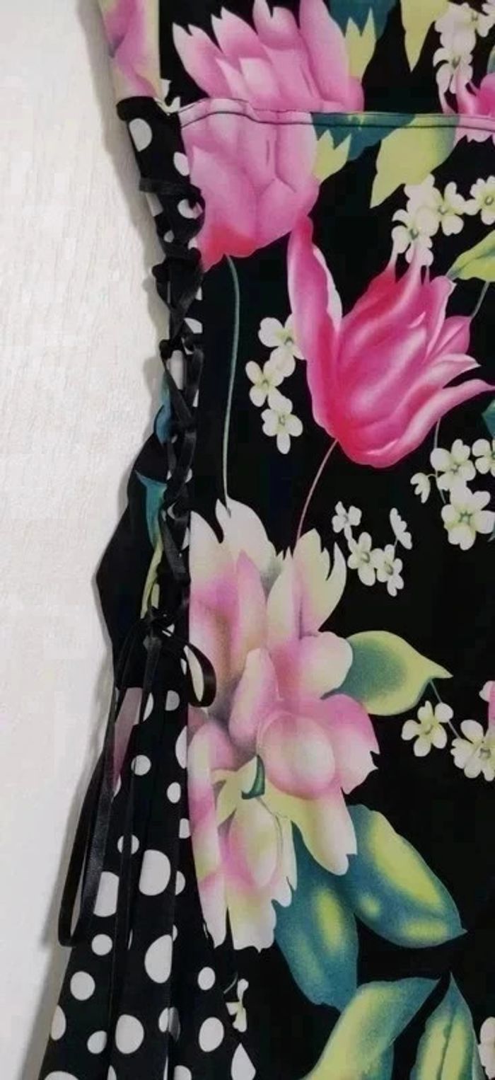 Superbe robe bustier fleurie L'onkel 40/42 - photo numéro 2
