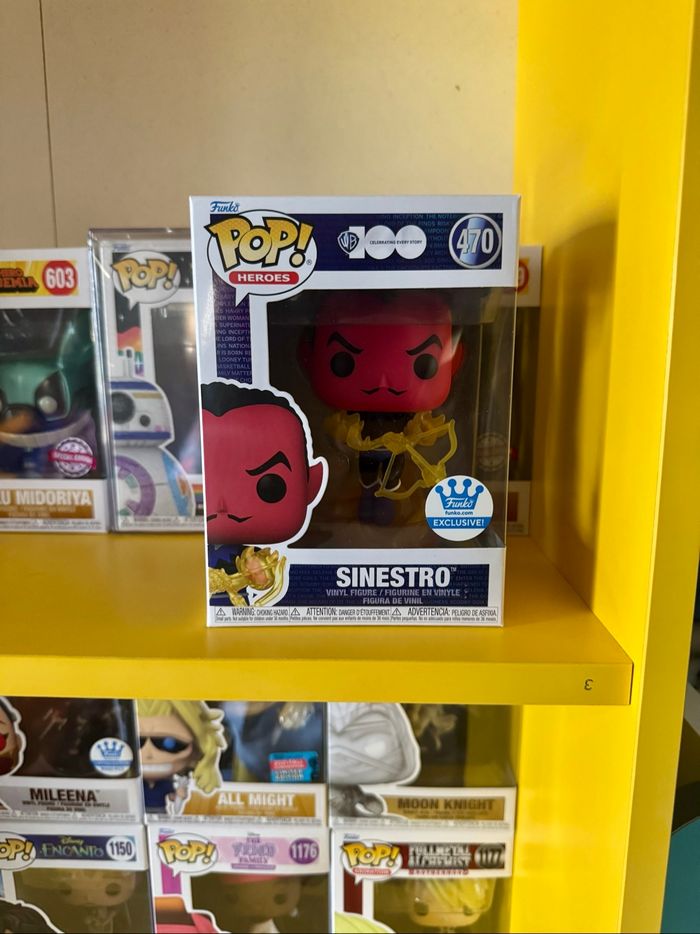 Funko Pop! Heroes 470 - Warner Bros 100 - Sinestro - Funko Exclusive