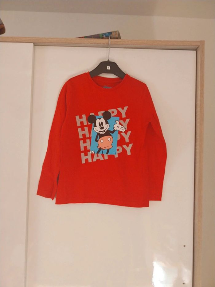 Tee-shirt manche longue 6 ans Mickey