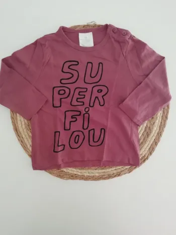Tee shirt manches longues 12 mois