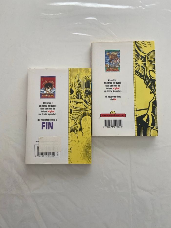 Lot 2 Mangas Les Chevaliers du Zodiaque - photo numéro 2