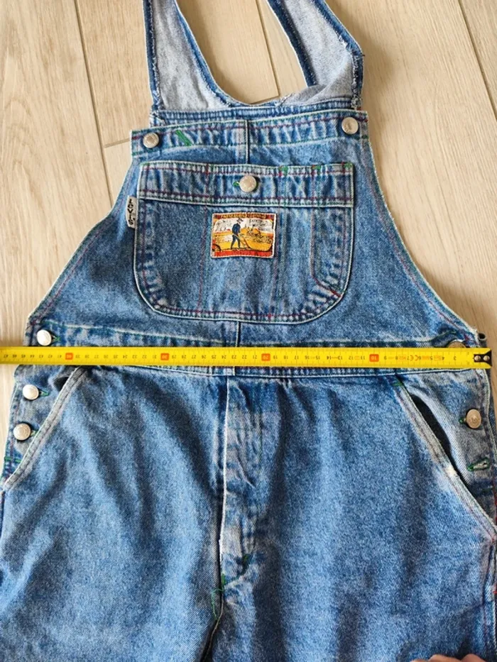 Salopette en Jeans Levi's Vintage - photo numéro 10