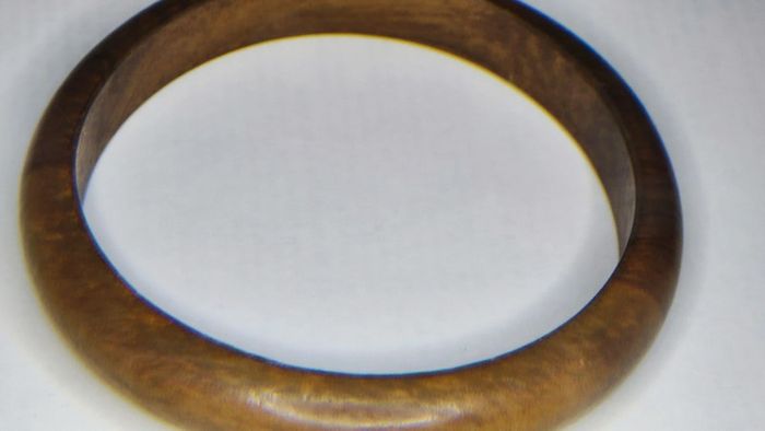 Bracelet en bois vintage - photo numéro 3