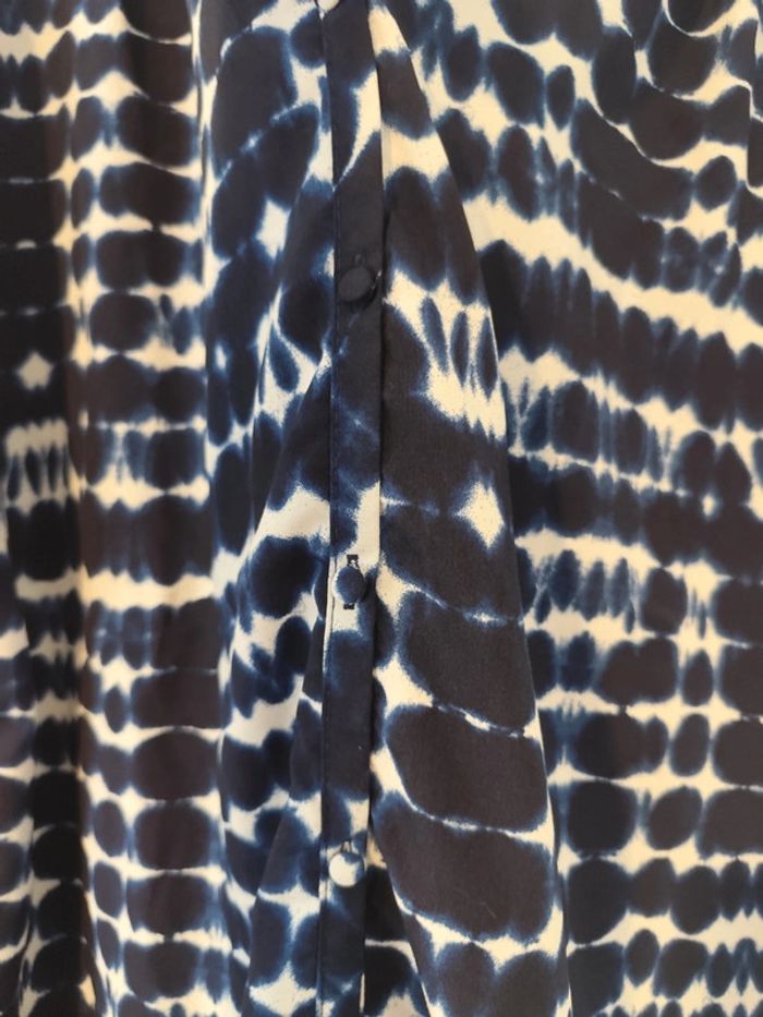 Chemise bleue marine et blanche taille 54 Gémo - photo numéro 5