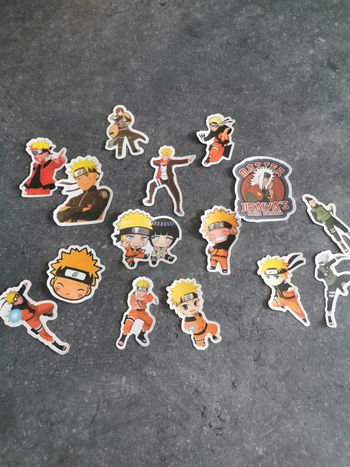 Lot de 15 stickers Naruto