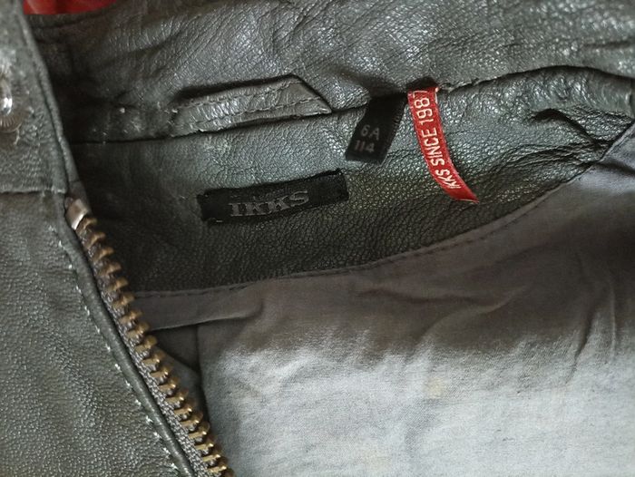 Véritable veste en cuir Ikks 6 ans - photo numéro 7