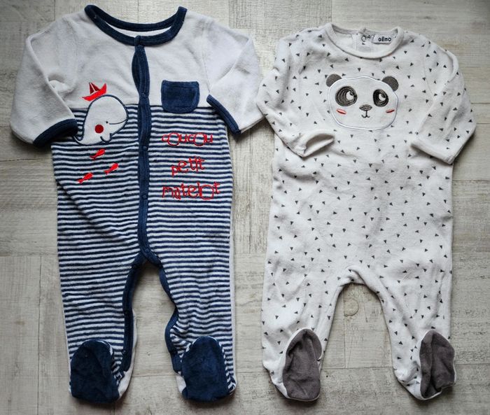 Lot pyjama 6 mois - photo numéro 2