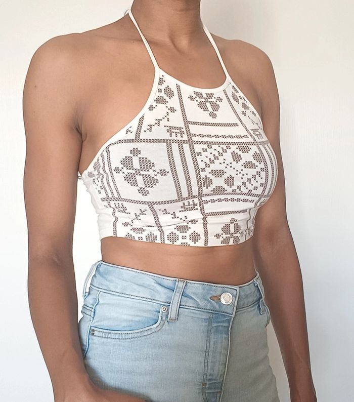 Crop top dos nus T.XS - photo numéro 2