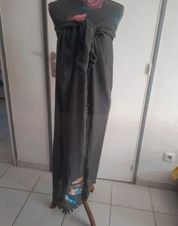 Grand paréo plume pompon