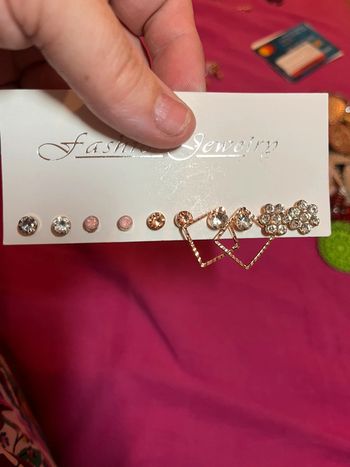 Lot de 5 paires boucles d’oreilles