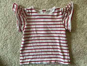 Top manches volanté rayé Jacadi 🌻