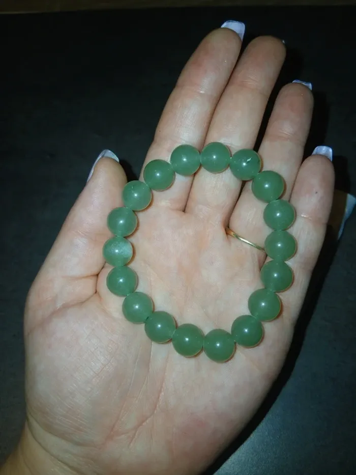 Bracelet en pierre semis précieuse de Jade - photo numéro 3