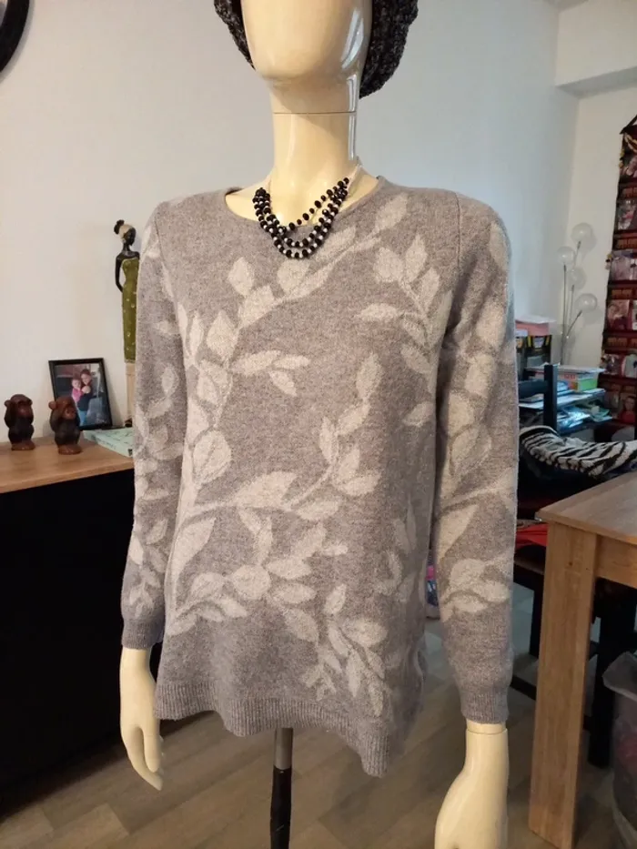Pull gris femme T34/36 - photo numéro 11