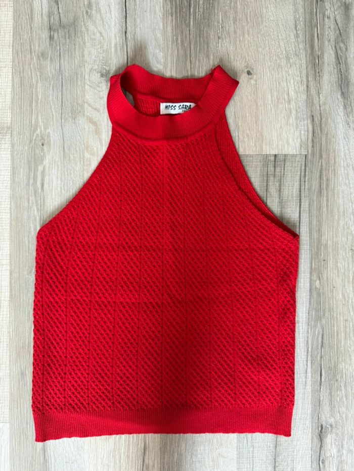 haut rouge court - photo numéro 2