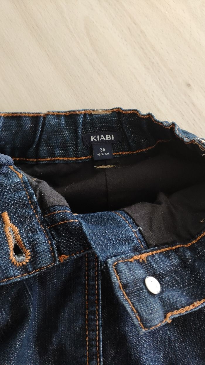 Jupe en jean bleu foncé Gémo 3 ans - photo numéro 4