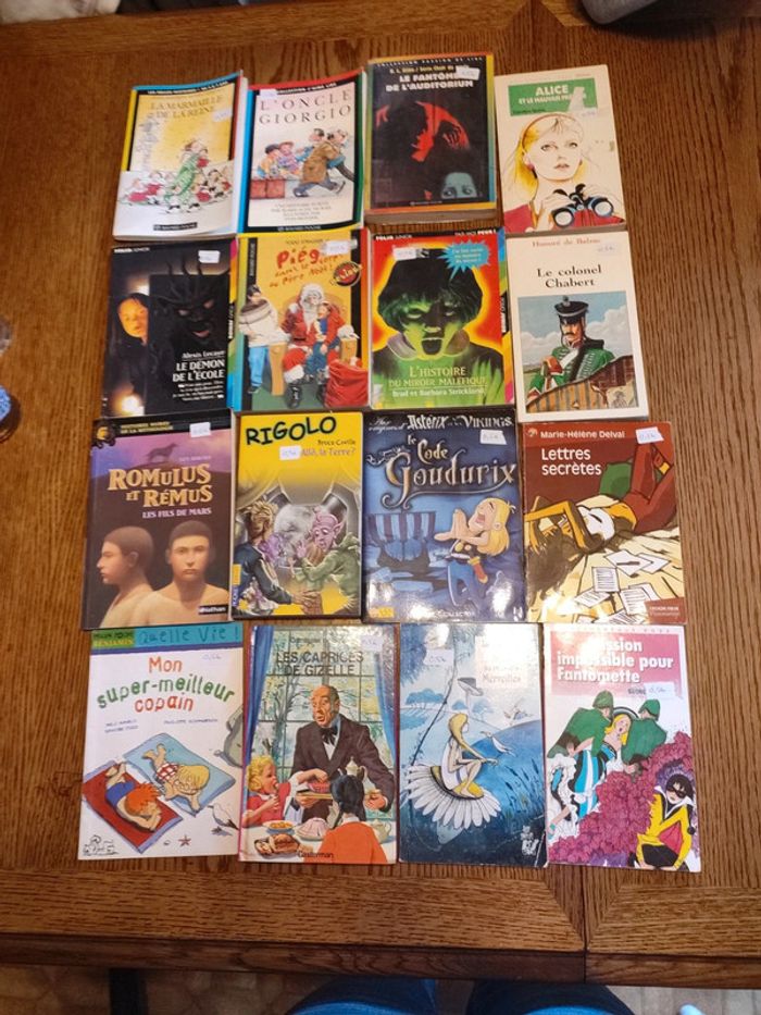 Lot livres 0,5€