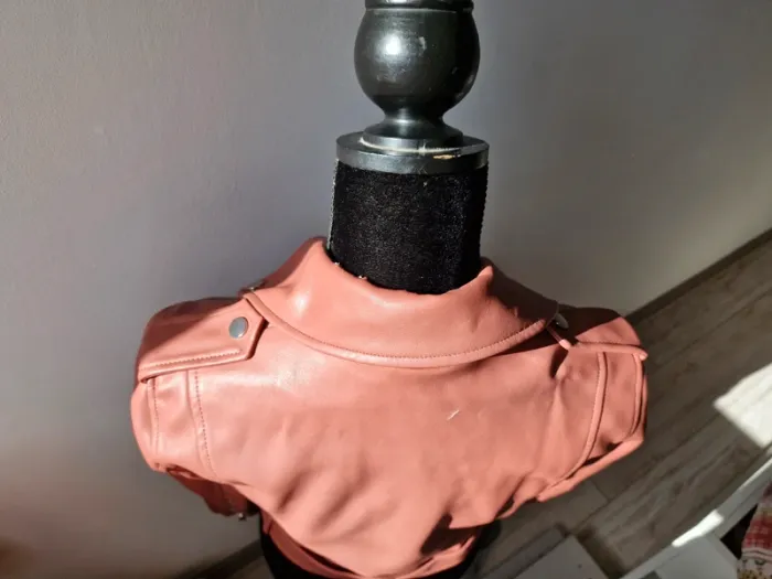 Veste simili cuir zara - photo numéro 4