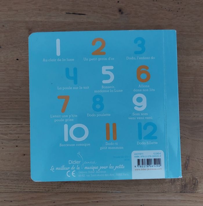 Comptines pour faire dodo - éditions Didier Jeunesse - photo numéro 4
