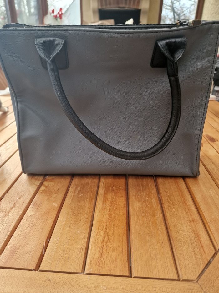 Sac à main lollipos gris et noir - photo numéro 2