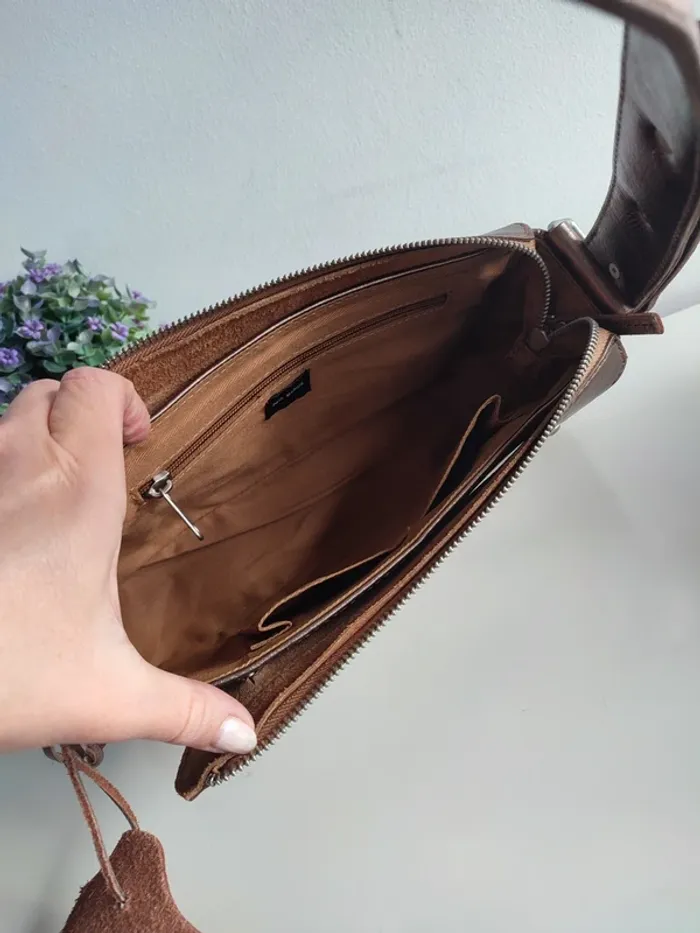Sac à main en cuir Billie cuivré Paul Marius - photo numéro 10