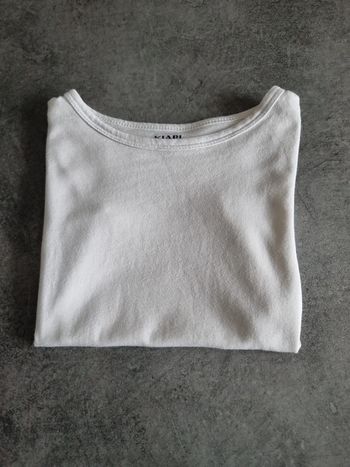 T-shirt à manches courtes bébé - Taille 2/3 ans (86-94cm) - Kiabi - Blanc