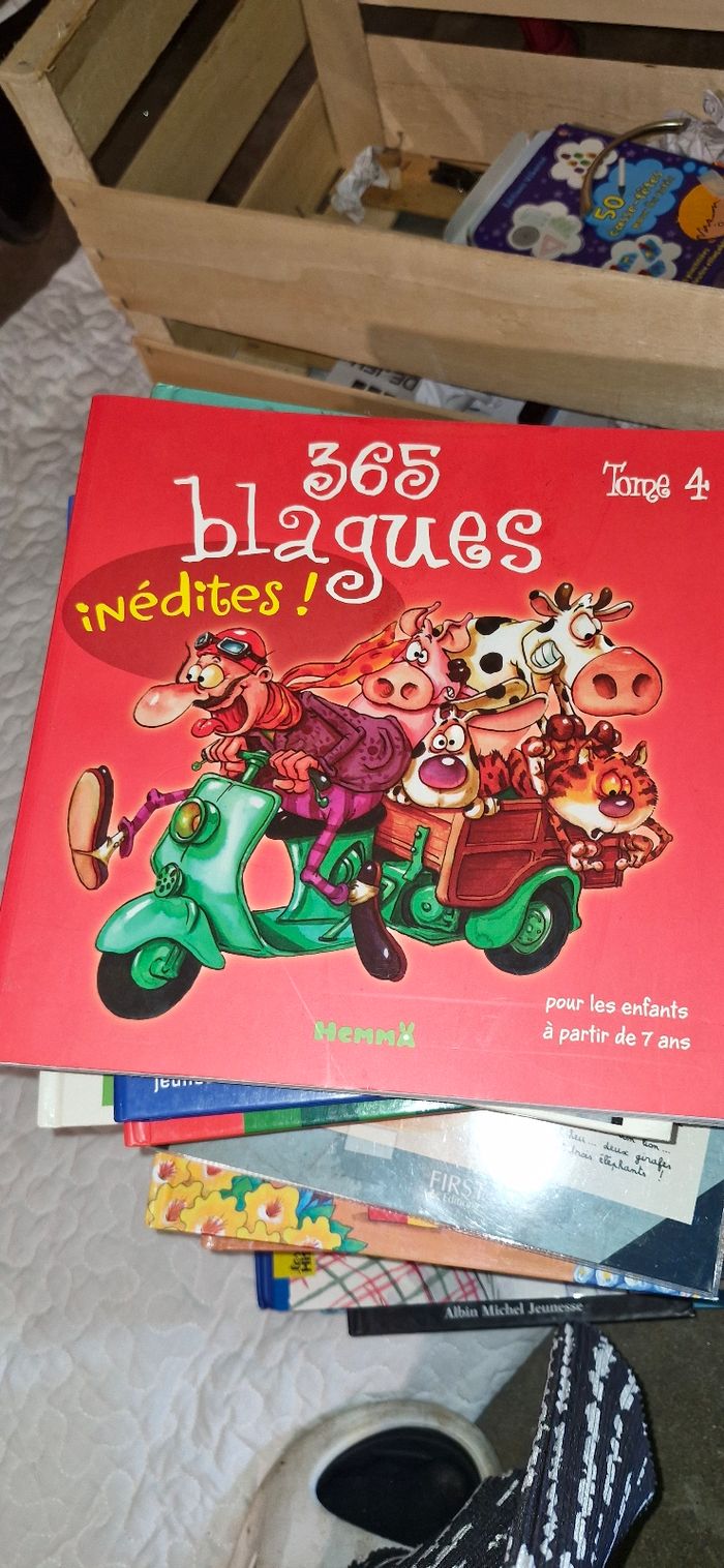 Livre enfant 365 blagues