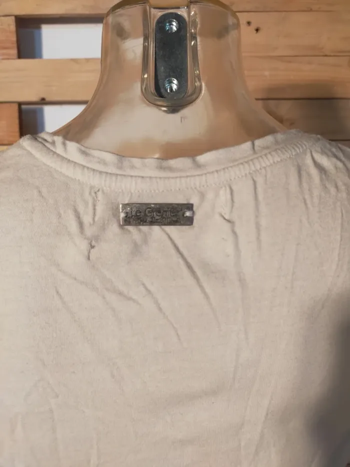 Joli t-shirt beige rosé little marcel - photo numéro 4