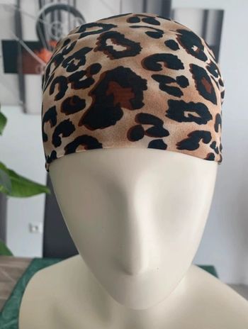 Bandeau cheveux tendance imprimé léopard