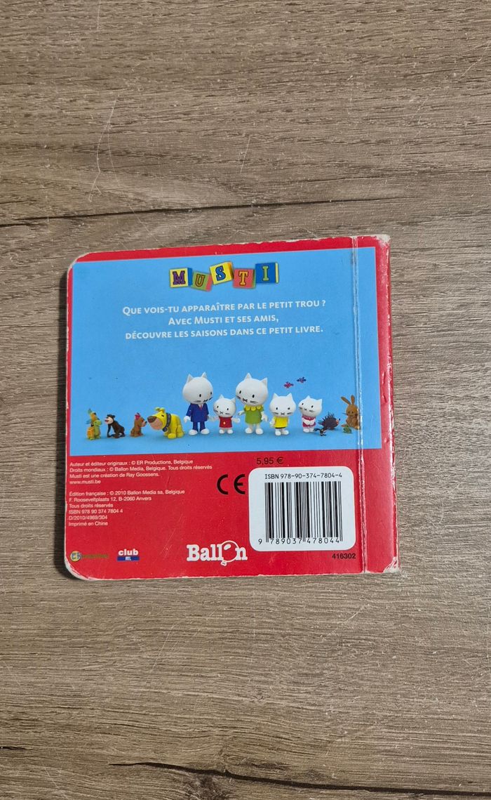 Livre à trous : Musti : Les saisons - photo numéro 10