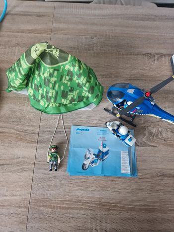 Hélicoptère Police Playmobil