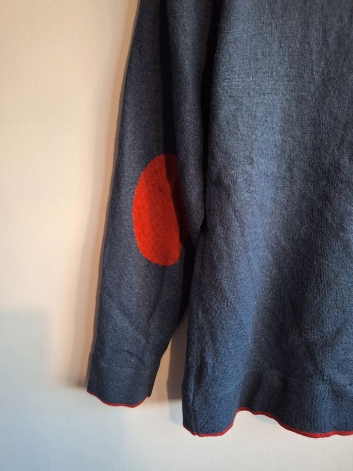 Pull tommy hilfiger femme vintage - taille L - col rond - laine - logo brodé - photo numéro 8