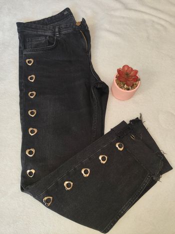 Jean noir Zara petit cœur
