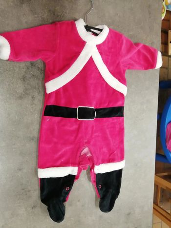 pyjama tenue père noel 1 mois