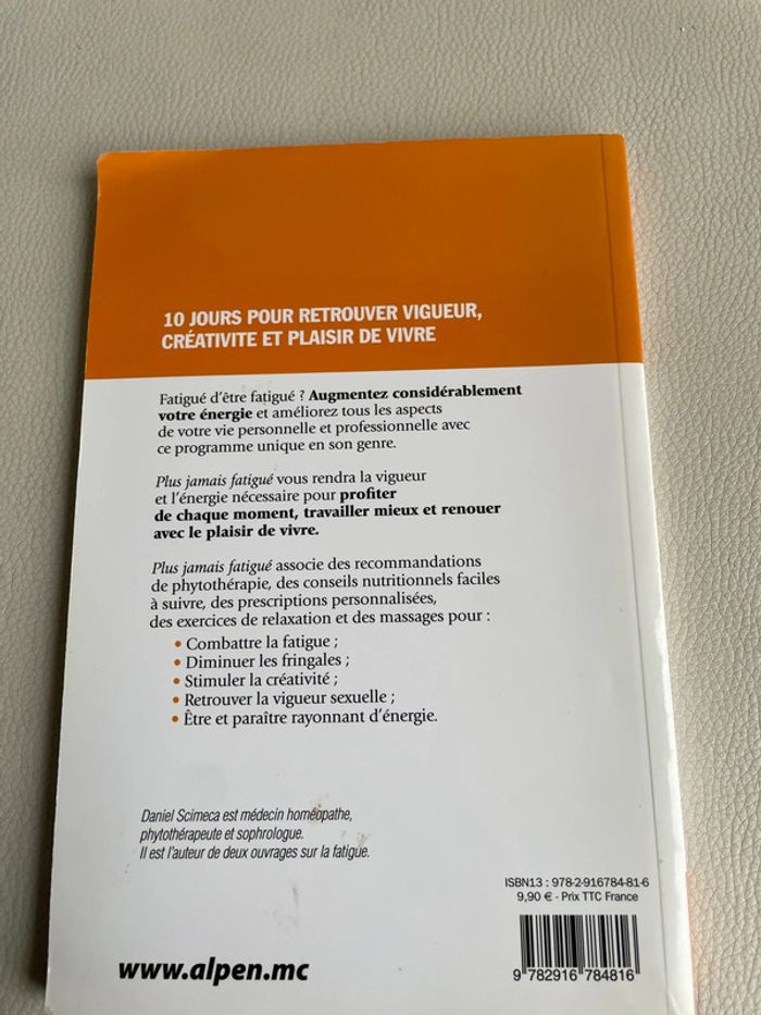 Livre plus jamais fatigué - photo numéro 2