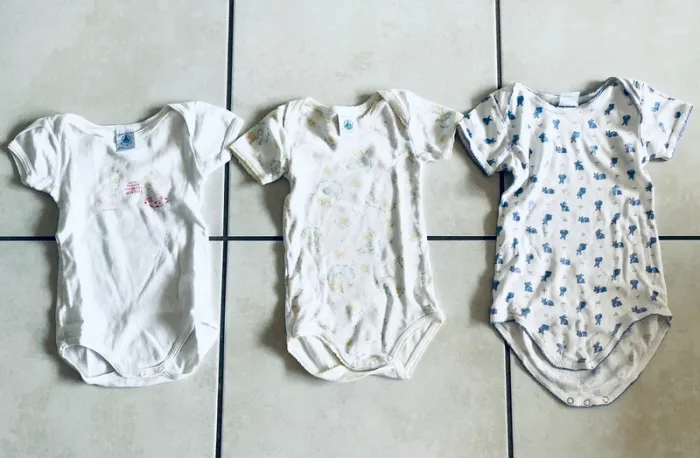 Lot de 3 bodys manches courtes - photo numéro 2