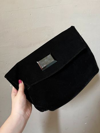 Pochette noir velour