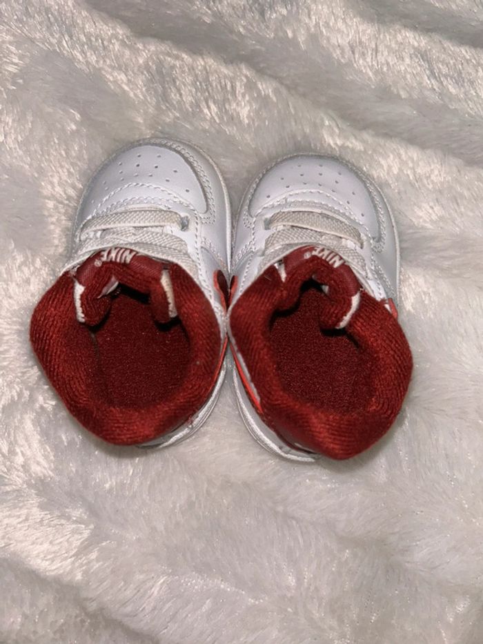 Basket air force one blanche et bordeaux - photo numéro 7