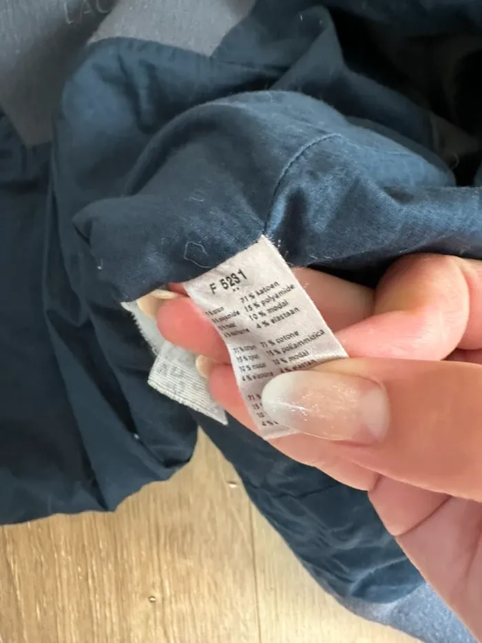 Veste Perfecto Lacoste noire et grise taille 36 - photo numéro 7