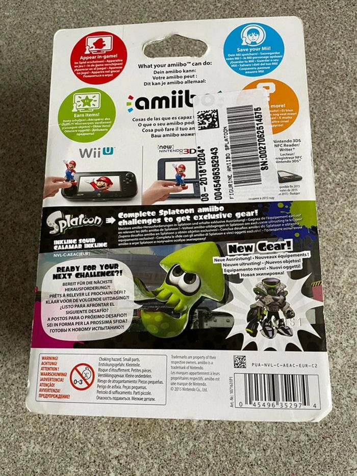 Figurine Neuve Splatoon Calamar Vert - photo numéro 3