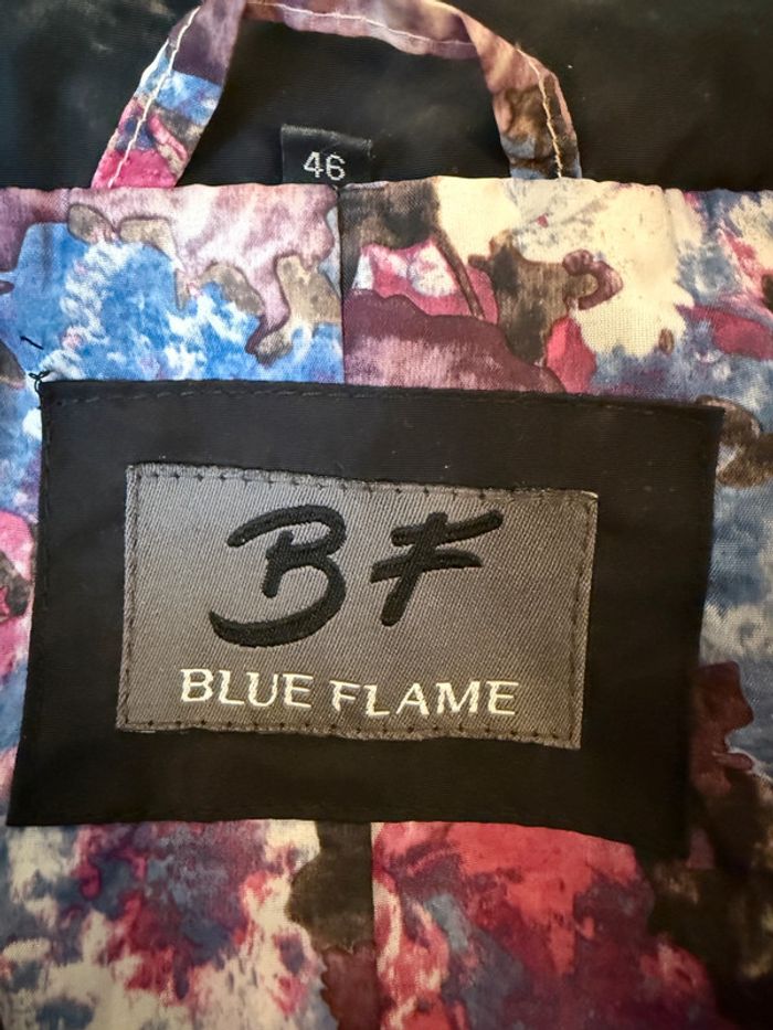 Veste imperméable Blue Flame couleur noir Taille 48 - photo numéro 3