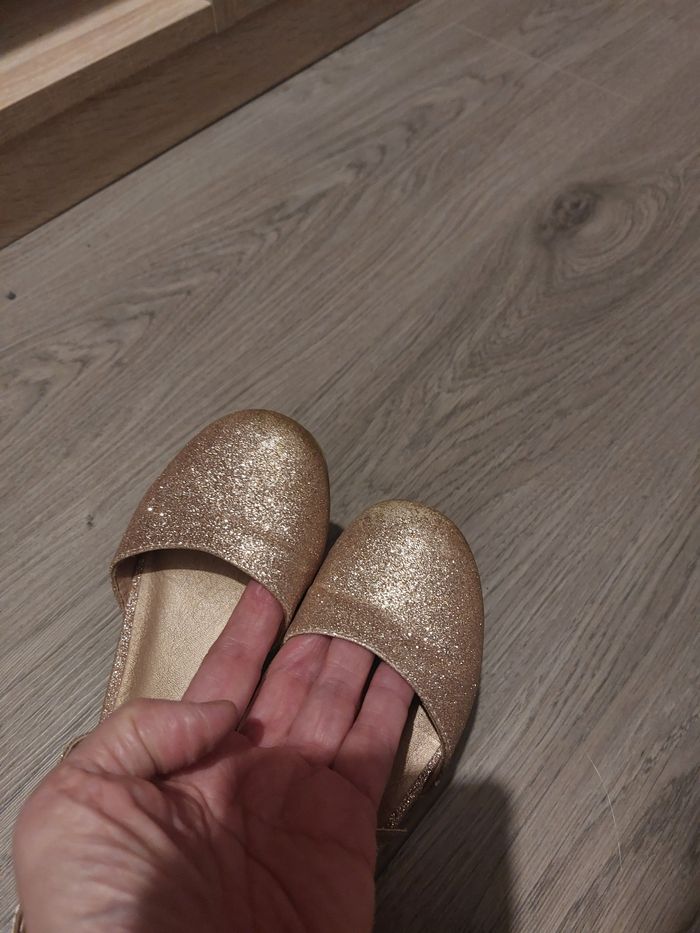 Ballerines de fête rose paillettes 29 - photo numéro 7