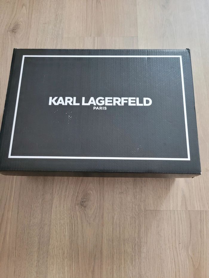 Baskets en toile Karl Lagerfeld modèle "Boucle pins sneaker" - photo numéro 7
