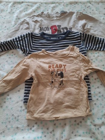 Lot de t-shirts à manches longues