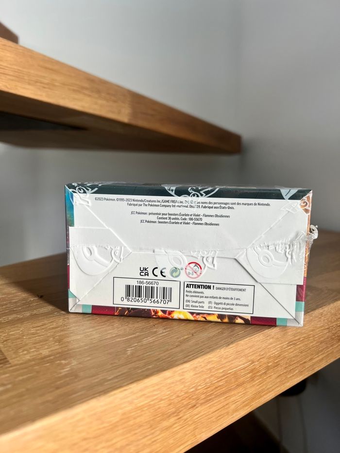 Display 36 boosters flammes obsidiennes ev3 ev03 cartes Pokémon - photo numéro 5